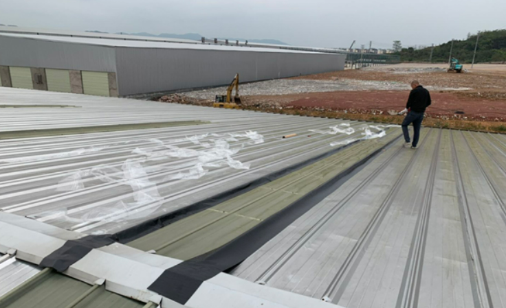 洪湖厂房屋面防水维修案例